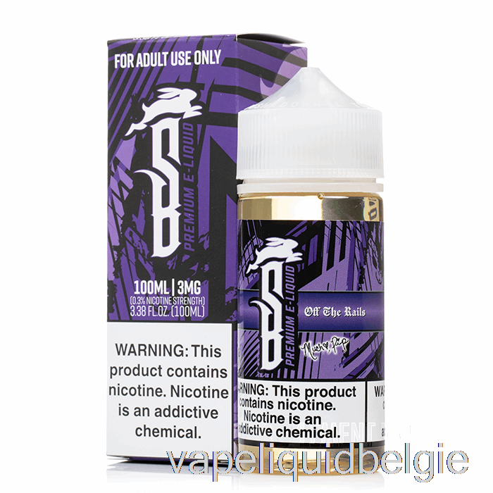 Vape-vloeistof Van De Rails - Zelfmoordkonijntje - 100 Ml 3 Mg